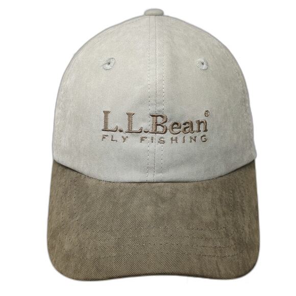 L.L. Bean Other - L.L. Bean Baseball Cap Beige Brown One Size Fly Fishing Imperial Slideback Hat